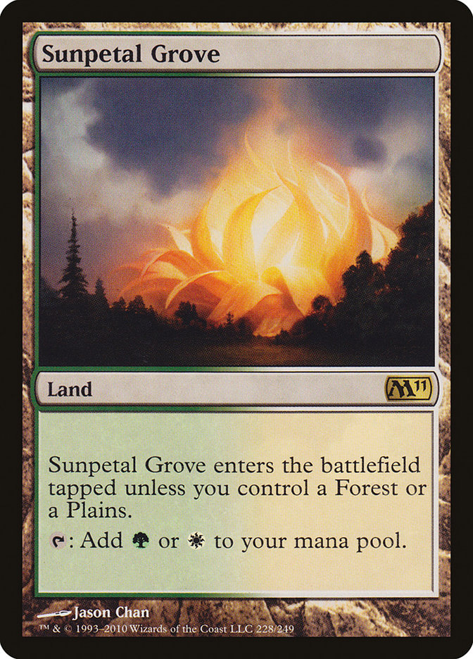 Sunpetal Grove [Magic 2011] Foil