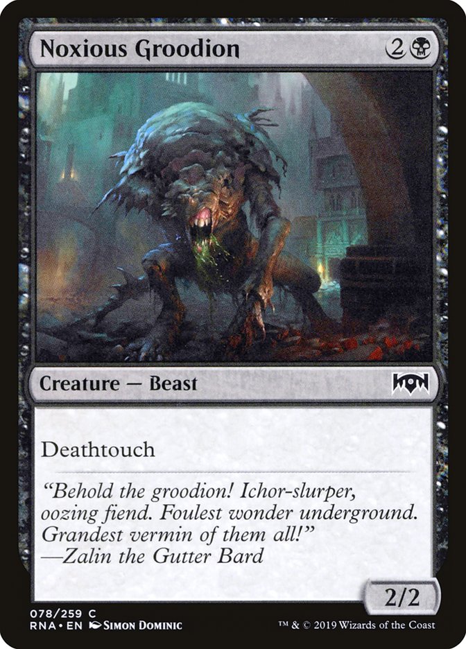 Noxious Groodion [Ravnica Allegiance] Foil