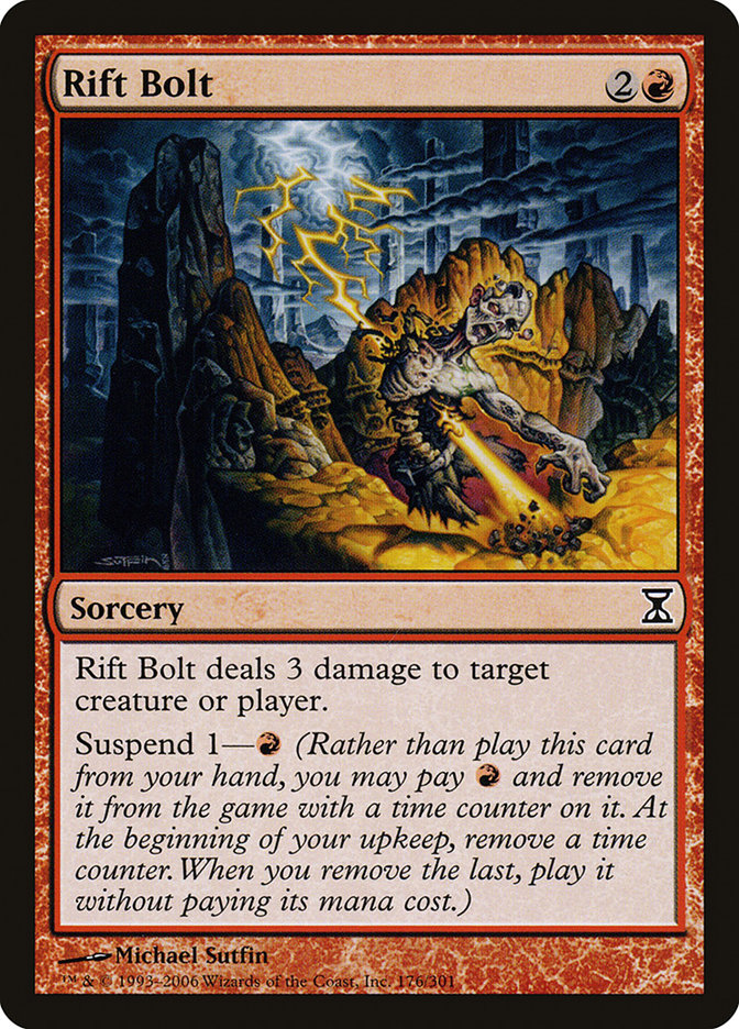 Rift Bolt [Time Spiral] Foil