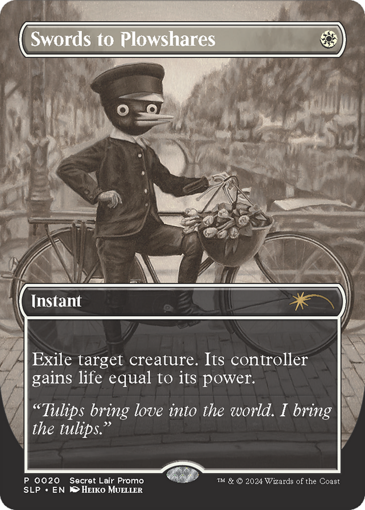 Swords to Plowshares [Secret Lair Showdown] Foil