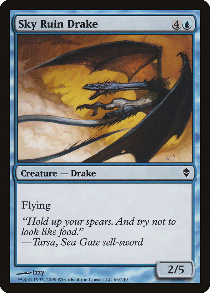 Sky Ruin Drake [Zendikar] Foil