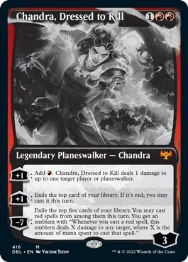 Chandra, Dressed to Kill [Innistrad: Double Feature] Foil