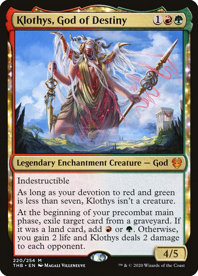 Klothys, God of Destiny [Theros Beyond Death] Foil