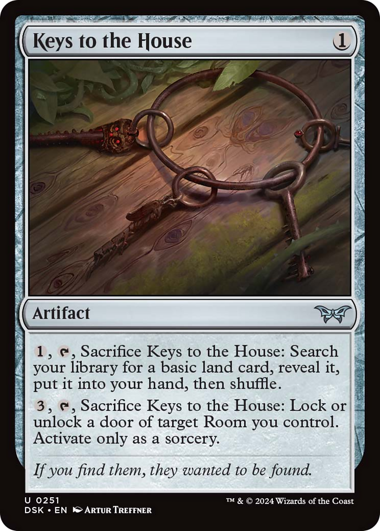 Keys to the House [Duskmourn: House of Horror] Foil