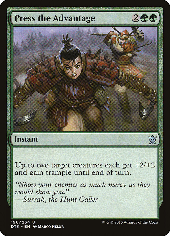 Press the Advantage [Dragons of Tarkir] Foil