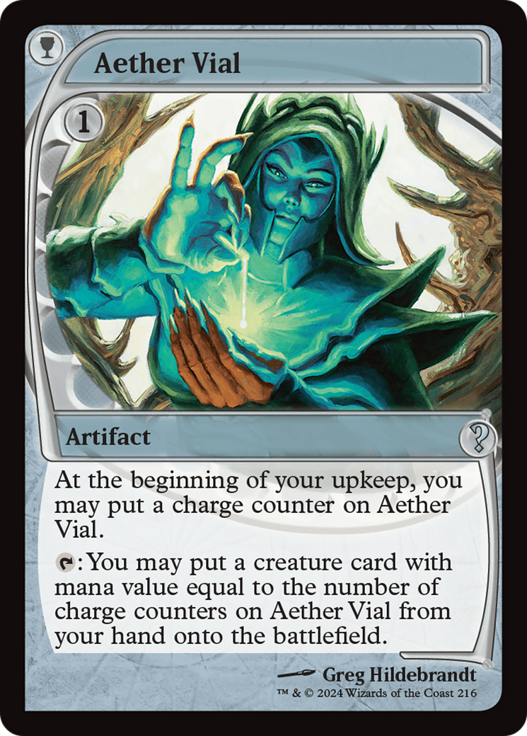 Aether Vial (Future Sight) [Mystery Booster 2] Foil