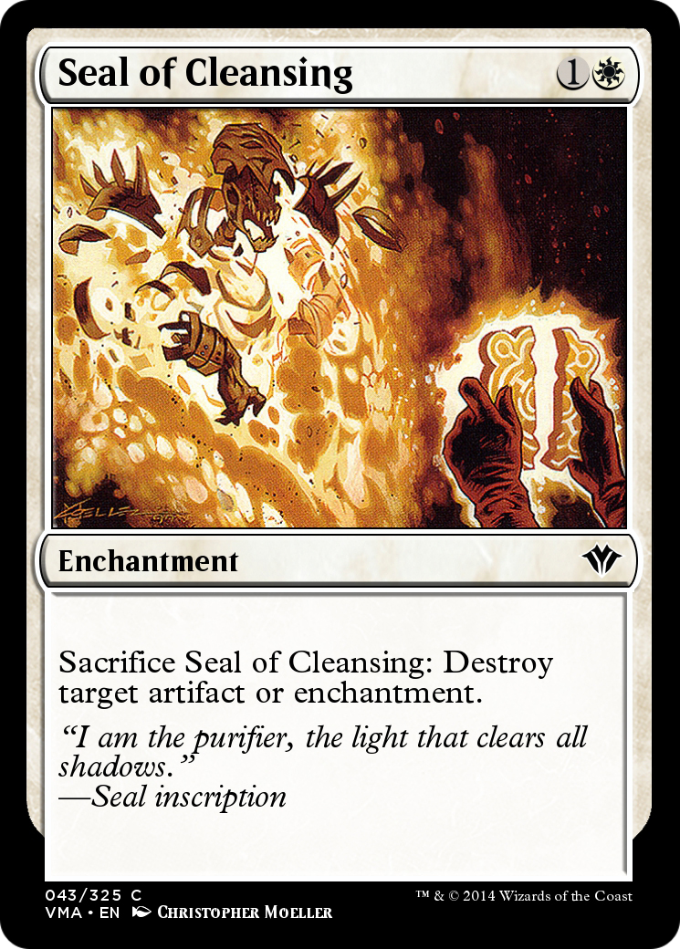 Seal of Cleansing  [Vintage Masters] Foil