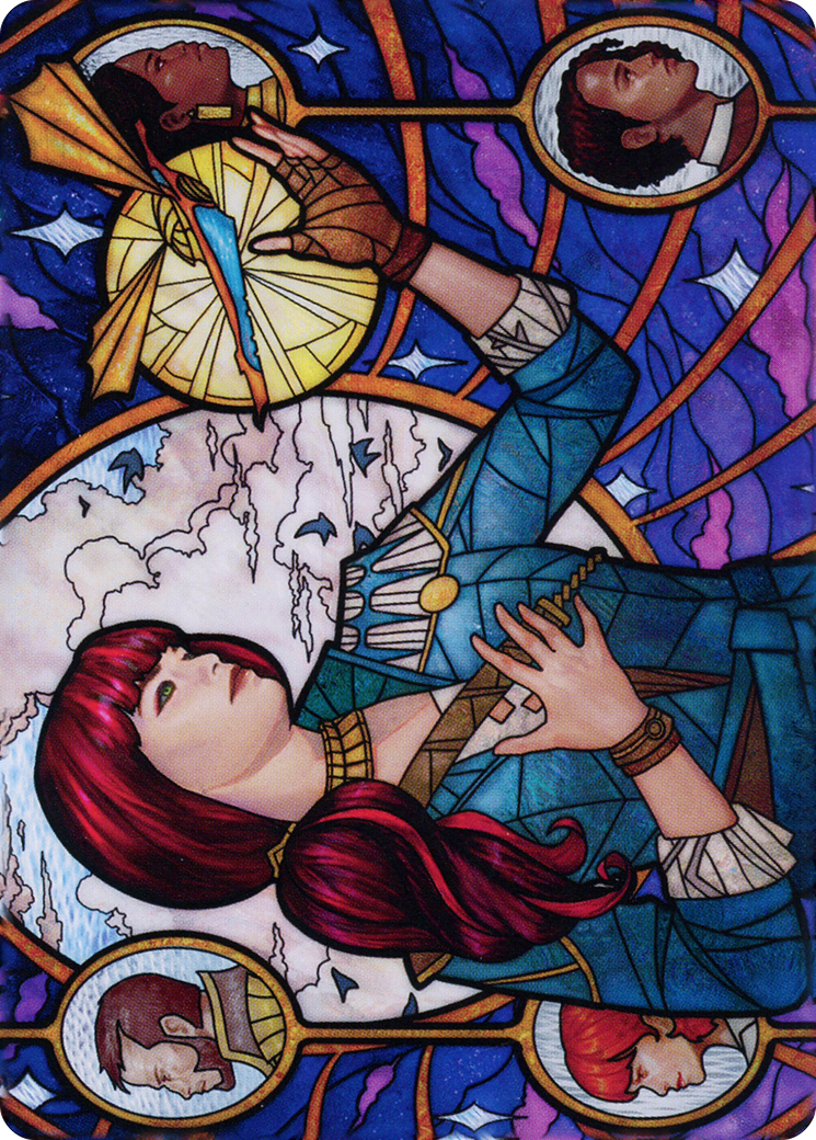 Jhoira, Ageless Innovator // Jhoira, Ageless Innovator  [Dominaria United Art Series] (Borderless) Foil