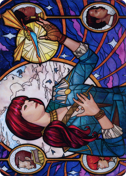 Jhoira, Ageless Innovator // Jhoira, Ageless Innovator  [Dominaria United Art Series] (Borderless) Foil