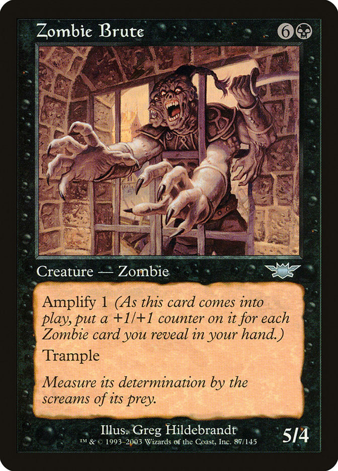 Zombie Brute [Legions] Foil