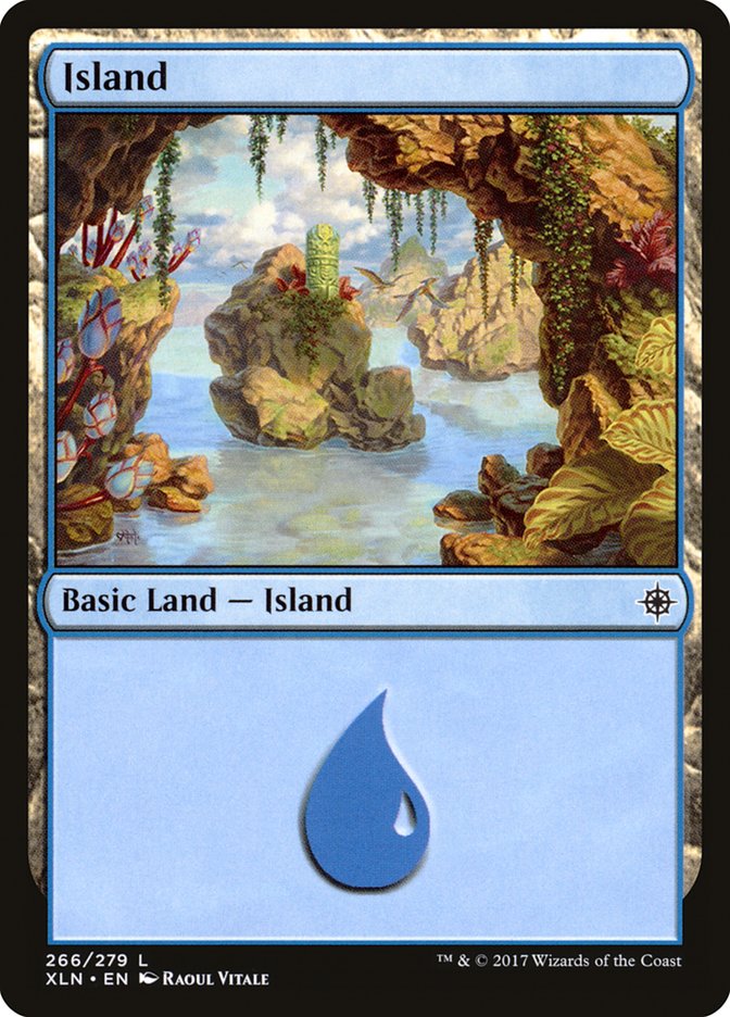 Island (266) [Ixalan] Foil