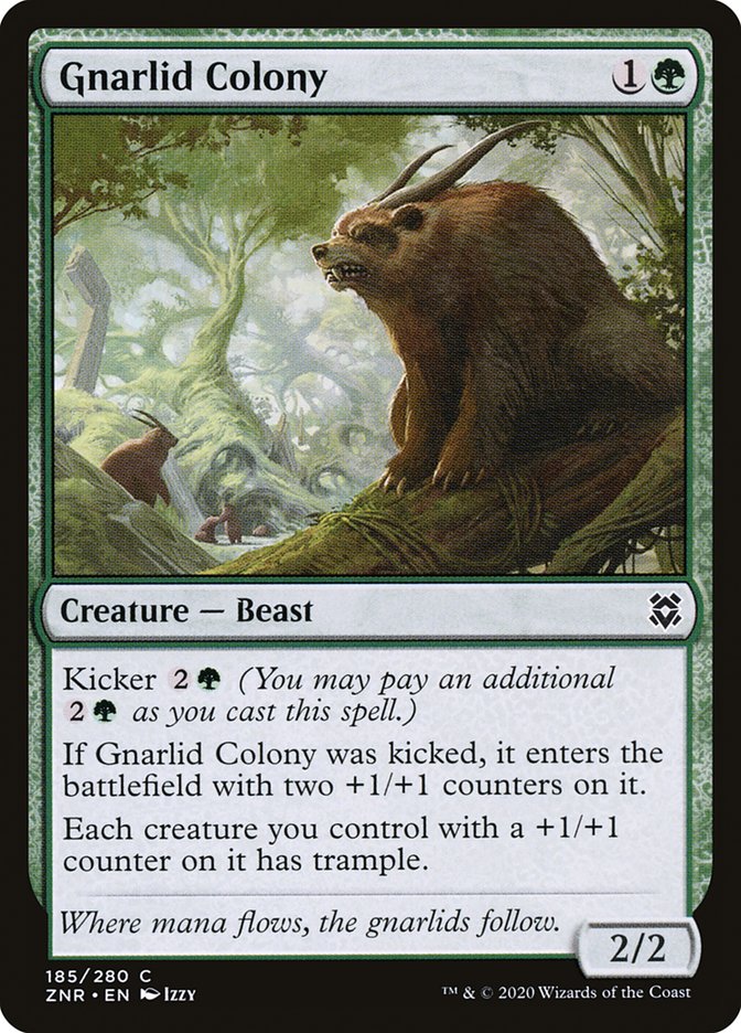 Gnarlid Colony [Zendikar Rising] Foil