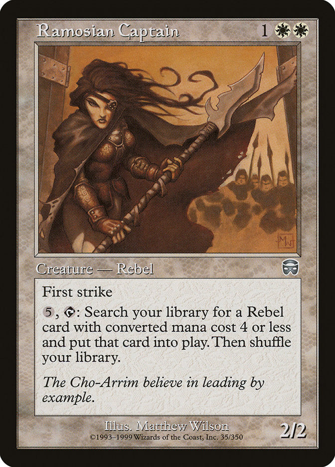Ramosian Captain [Mercadian Masques] Foil