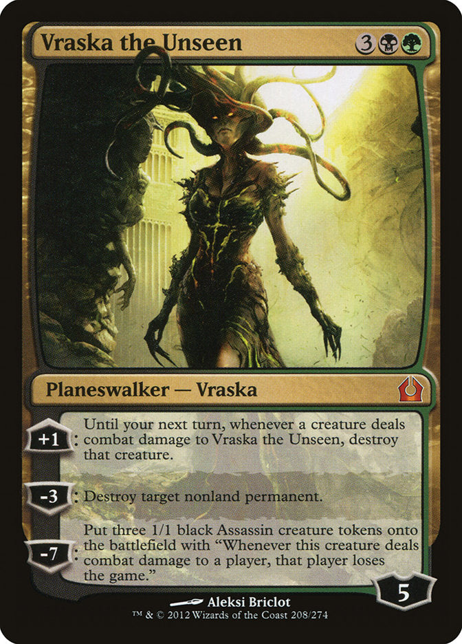 Vraska the Unseen [Return to Ravnica] Foil