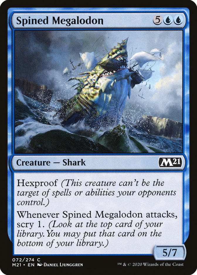 Spined Megalodon [Core Set 2021] Foil