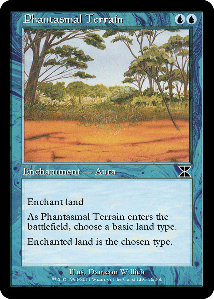 Phantasmal Terrain  [Masters Edition IV] Foil