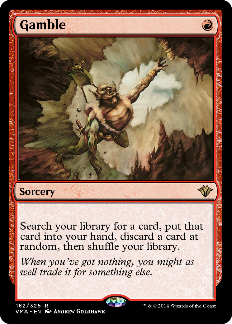 Gamble  [Vintage Masters] Foil