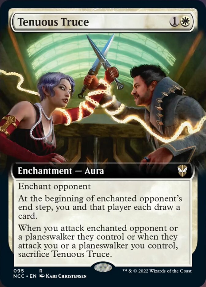 Tenuous Truce (Extended Art) [Streets of New Capenna Commander] Foil