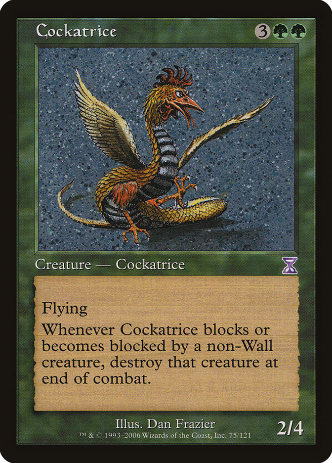 Cockatrice [Time Spiral Timeshifted] Foil