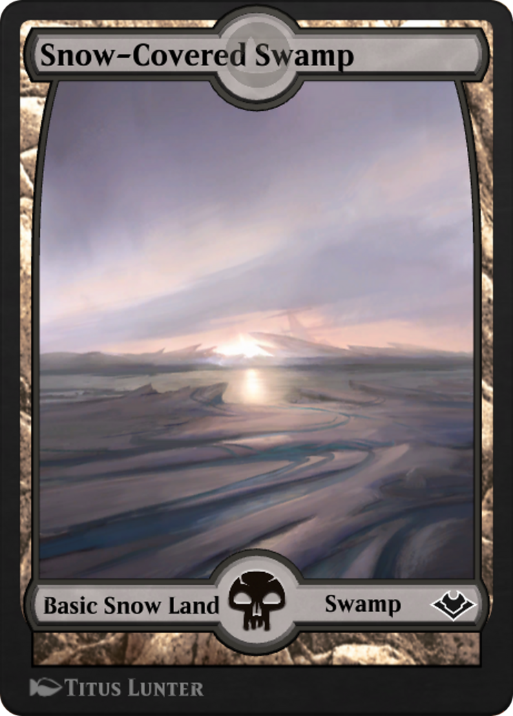 Snow-Covered Swamp  [MTG Arena Promos]: (Full Art)