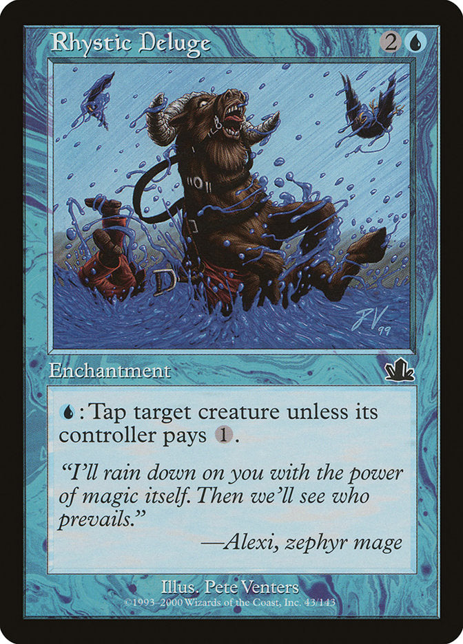 Rhystic Deluge [Prophecy] Foil