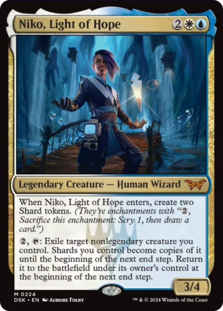 Niko, Light of Hope [Duskmourn: House of Horror] Foil