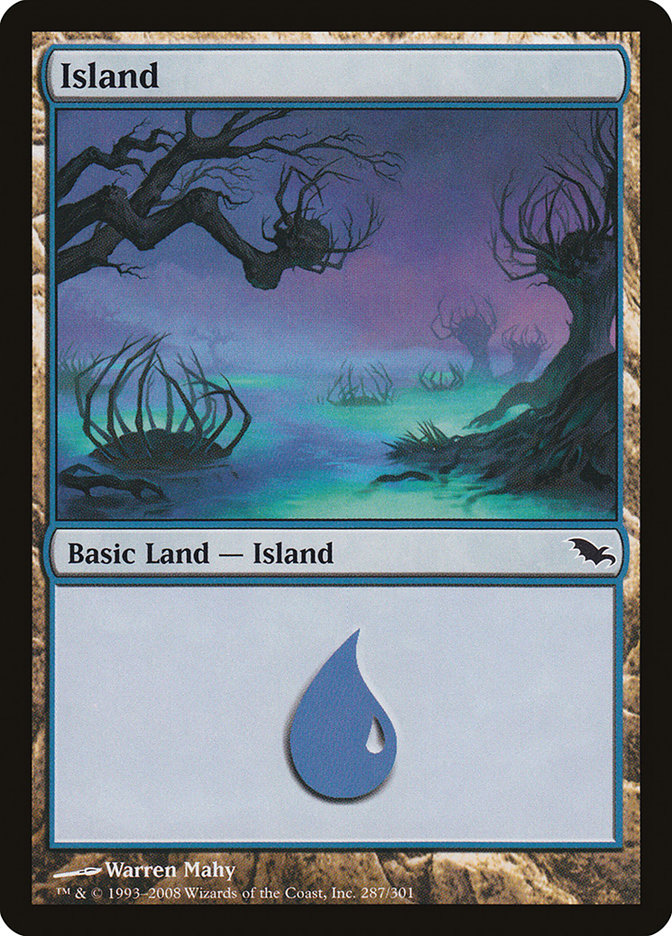 Island (287) [Shadowmoor] Foil