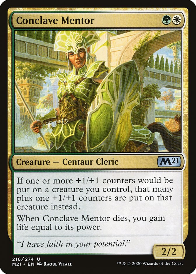 Conclave Mentor [Core Set 2021] Foil