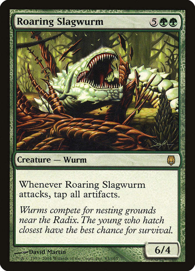 Roaring Slagwurm [Darksteel] Foil