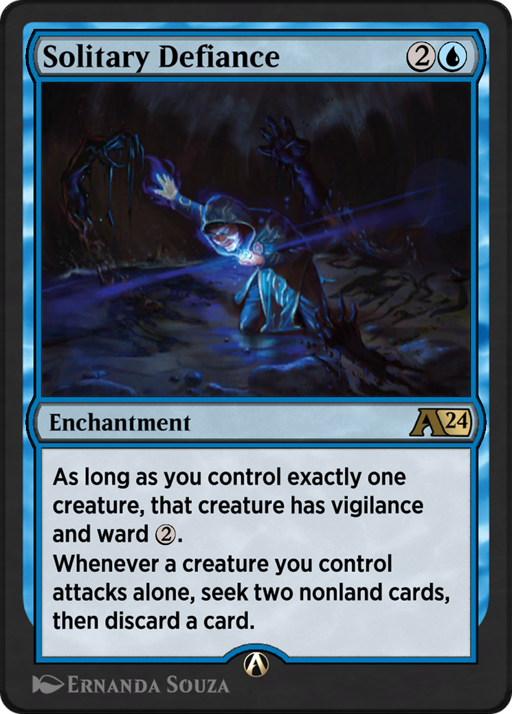 Solitary Defiance  [Alchemy: Outlaws of Thunder Junction]
