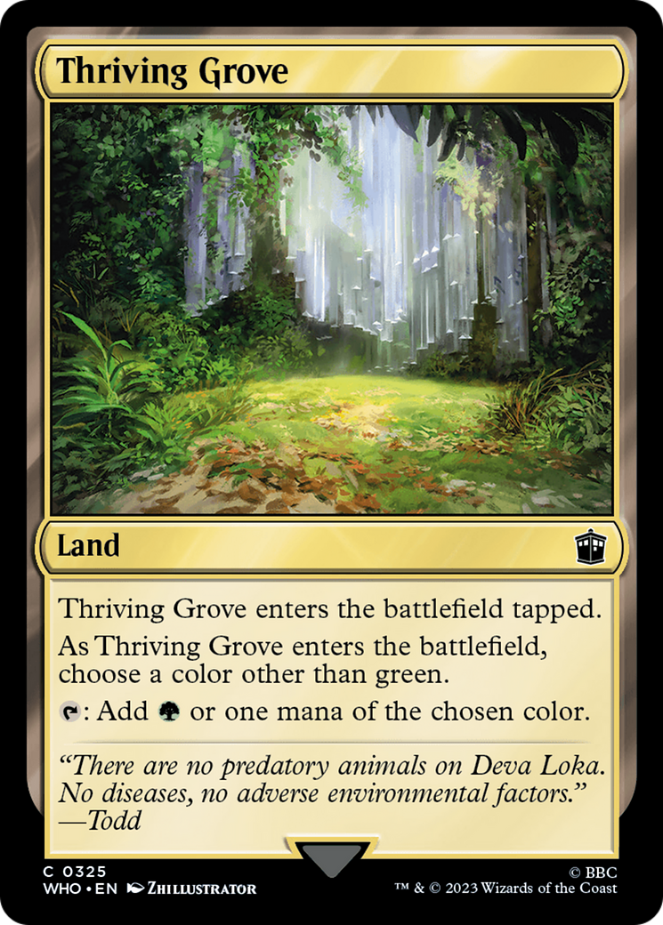 Thriving Grove [Doctor Who] Foil
