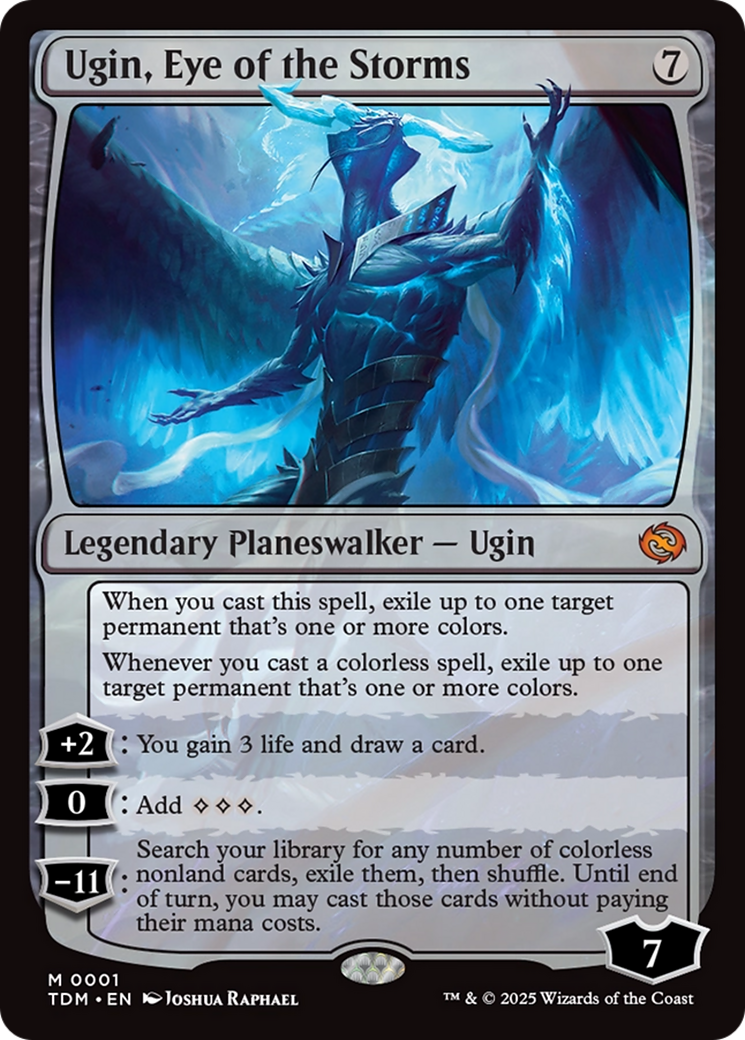 Ugin, Eye of the Storms [Tarkir: Dragonstorm] Foil