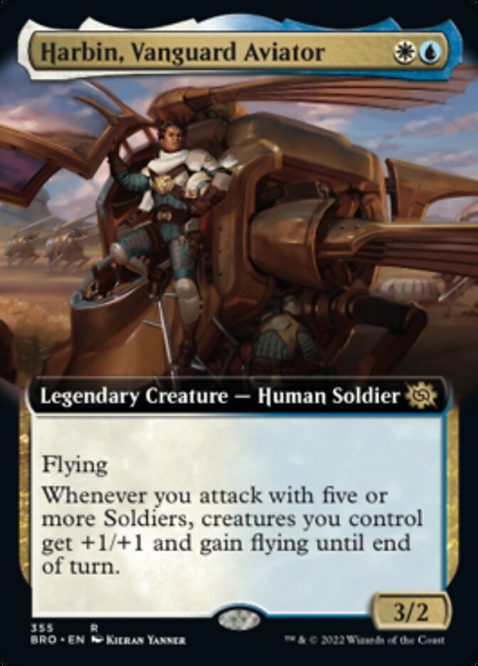 Harbin, Vanguard Aviator (Extended Art) [The Brothers' War] Foil
