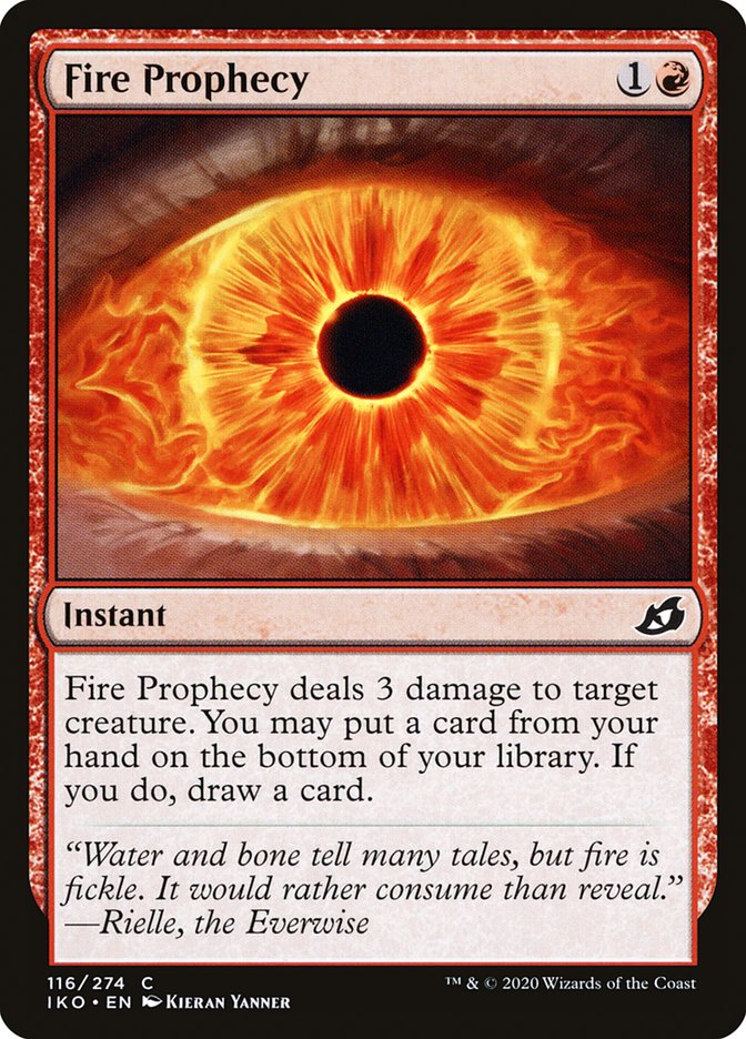 Fire Prophecy [Ikoria: Lair of Behemoths] Foil