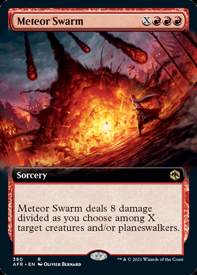 Meteor Swarm (Extended Art) [Dungeons & Dragons: Adventures in the Forgotten Realms] Foil