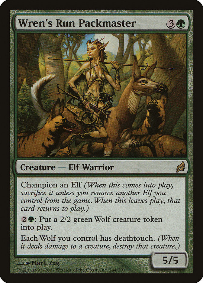 Wren's Run Packmaster [Lorwyn] Foil