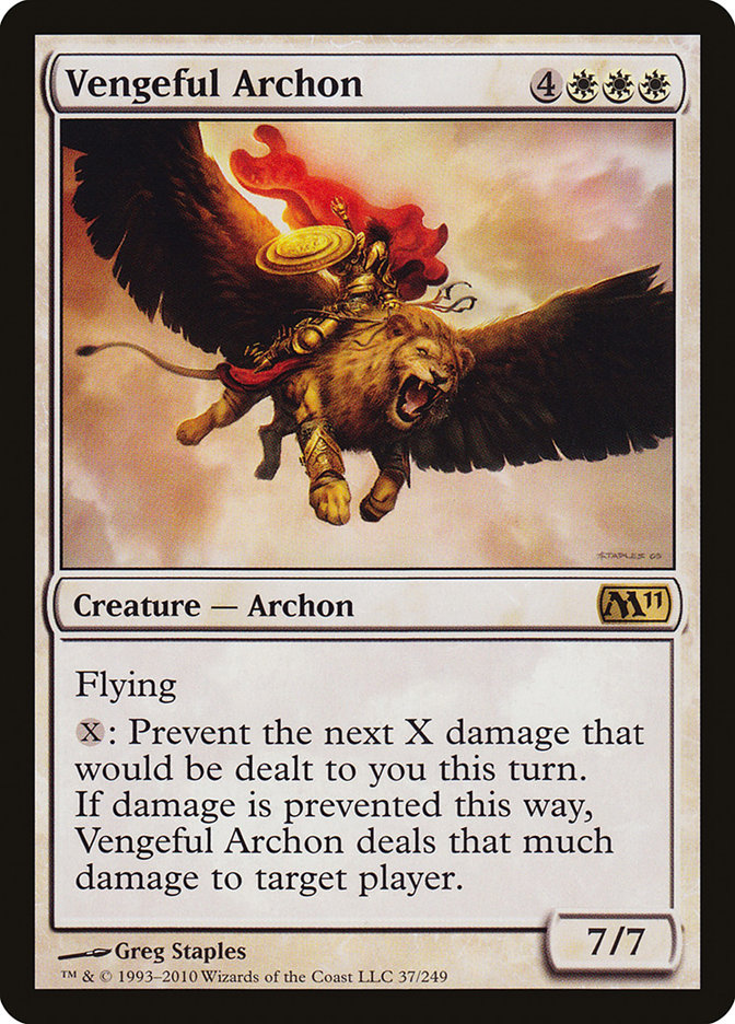 Vengeful Archon [Magic 2011] Foil