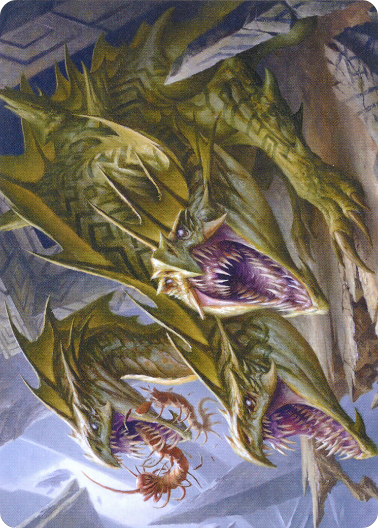 Grakmaw, Skyclave Ravager // Grakmaw, Skyclave Ravager  [Zendikar Rising Art Series] (Borderless) Foil