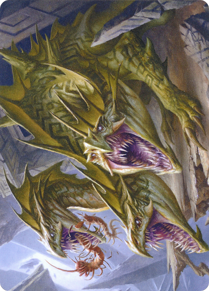Grakmaw, Skyclave Ravager // Grakmaw, Skyclave Ravager  [Zendikar Rising Art Series] (Borderless) Foil