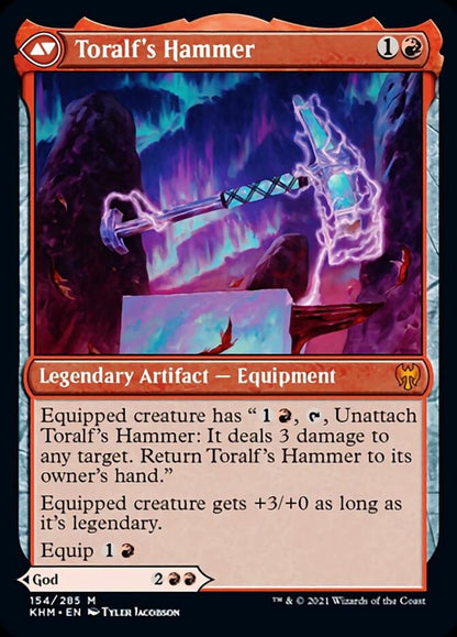 Toralf, God of Fury // Toralf's Hammer [Kaldheim] Foil