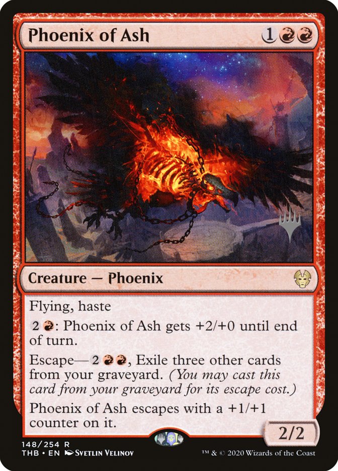 Phoenix of Ash (Promo Pack) [Theros Beyond Death Promos] Foil
