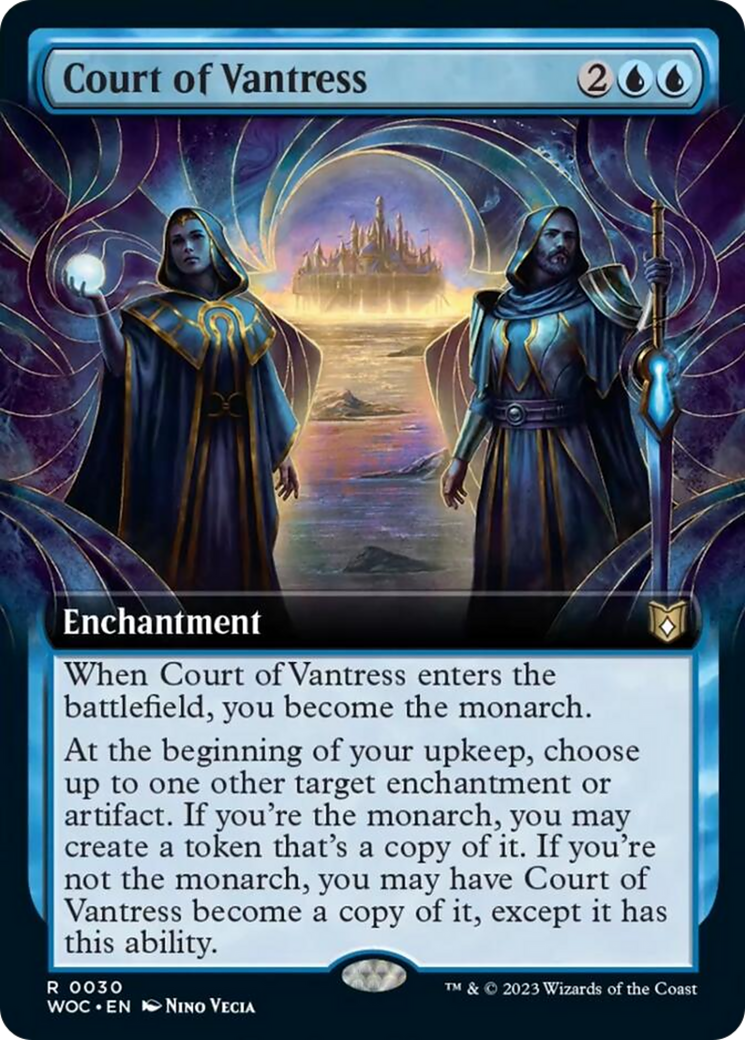 Court of Vantress (Extended Art) [Wilds of Eldraine Commander] Foil