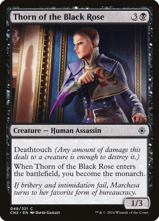 Thorn of the Black Rose [Conspiracy: Take the Crown] Foil