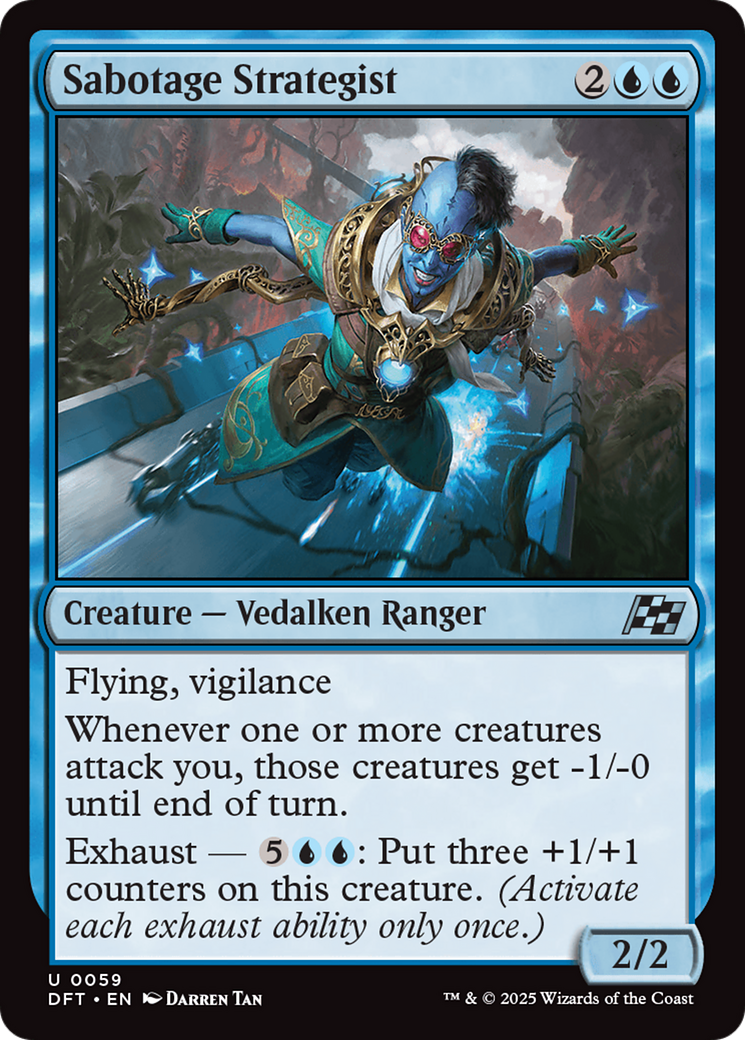 Sabotage Strategist [Aetherdrift] Foil