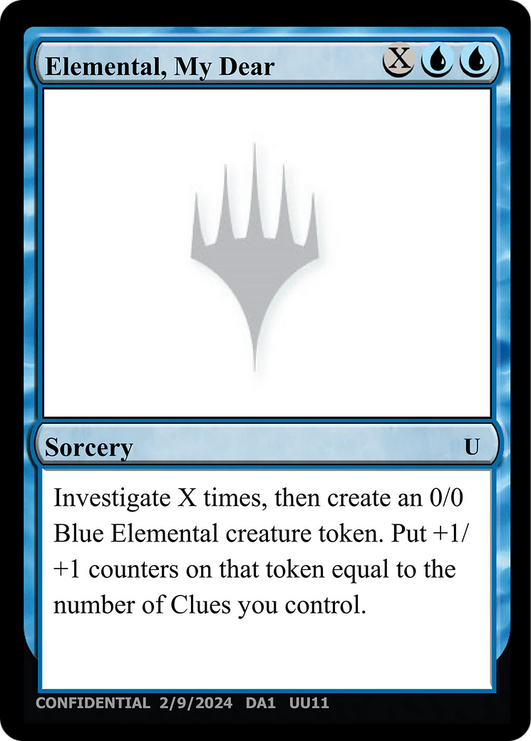 Elemental, My Dear  [Unknown Event]