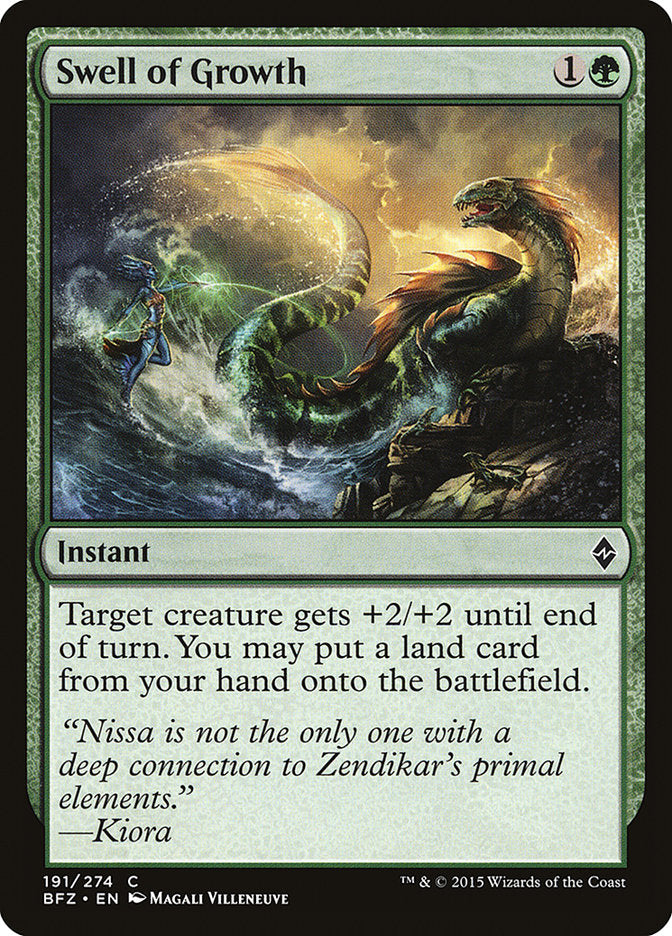 Swell of Growth [Battle for Zendikar] Foil