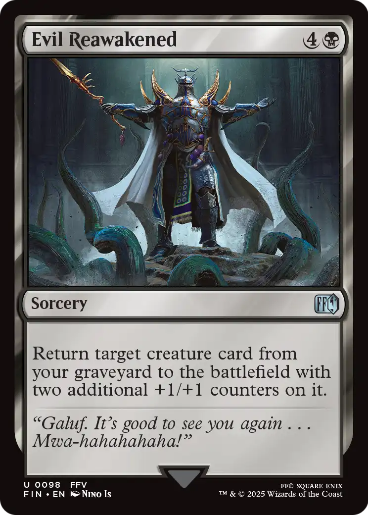 Evil Reawakened [FINAL FANTASY] Foil
