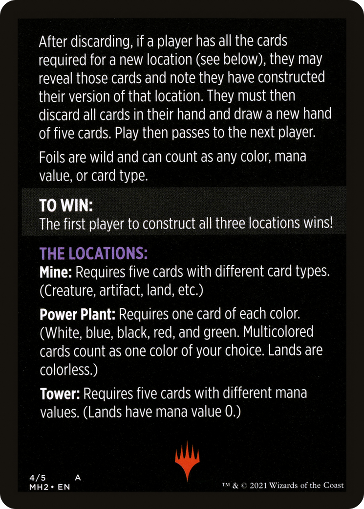 Urza's Blueprints (minigame) // Urza's Blueprints (cont'd)  [Modern Horizons 2 Minigames]
