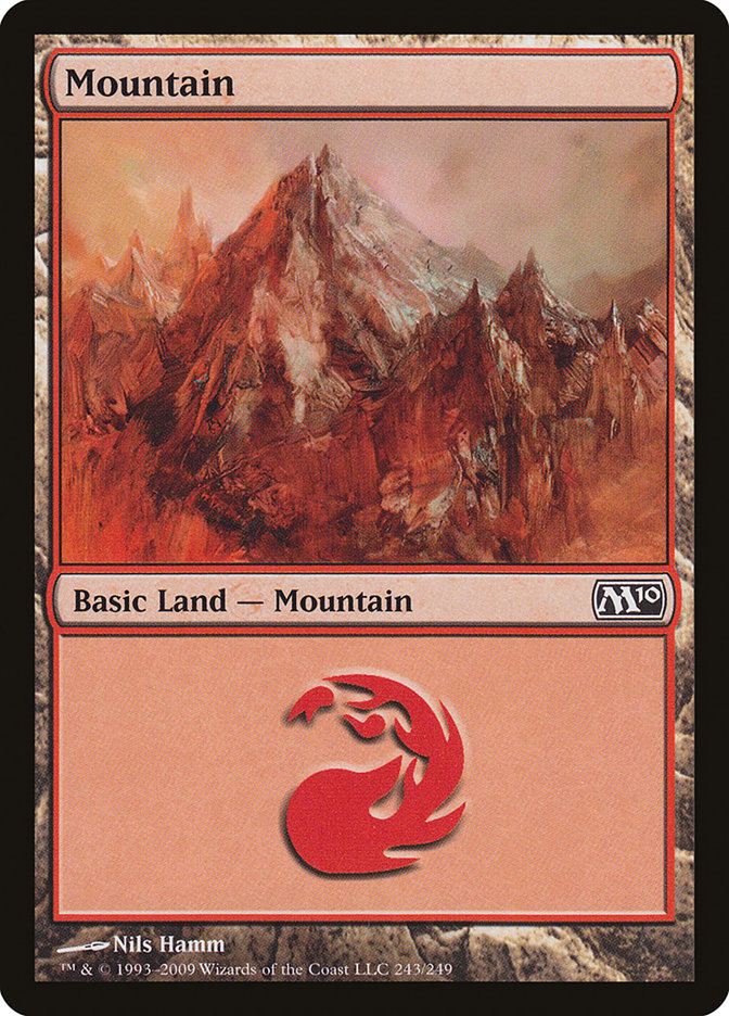 Mountain (243) [Magic 2010] Foil