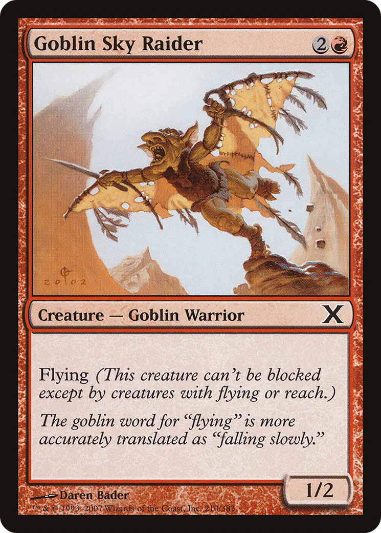 Goblin Sky Raider  [Tenth Edition]